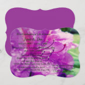 お祝い·オブ·ライフ 招待状 (正面/裏面)