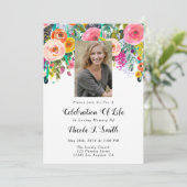 お祝い・オブ・ライフ・招待状、写真 招待状 (スタンド正面)