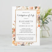 お祝い・オブ・ライフ・葬送テラコッタ・フローラ 招待状 (スタンド正面)