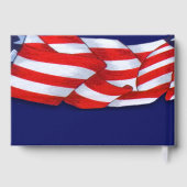 お祝い・オブ・ライフ・赤白青・バンティング ゲストブック (裏面)