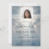 お祝い・オブ・ライフ – Calm Waters 招待状 (正面)