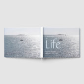 お祝い・オブ・ライフSeascape 1 Photo Guest Book ゲストブック (全面)