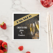 お祝い！ オーダーメイド 退職パーティー ナプキン スタンダードカクテルナプキン (インサイチュ)