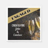 お祝い！ オーダーメイド 退職パーティー ナプキン スタンダードカクテルナプキン (正面)