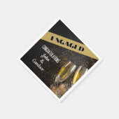 お祝い！ オーダーメイド 退職パーティー ナプキン スタンダードカクテルナプキン (角)