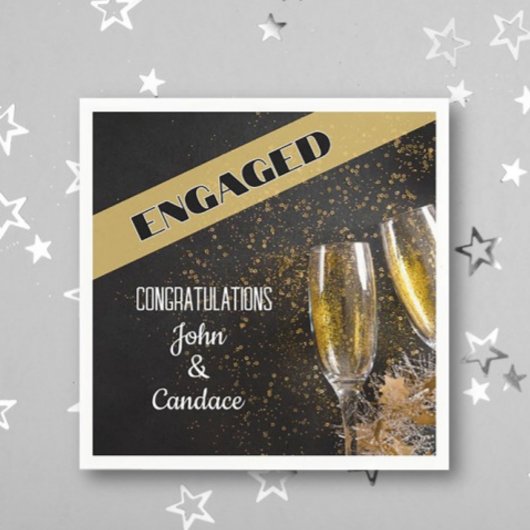 お祝い！ オーダーメイド 退職パーティー ナプキン スタンダードカクテルナプキン