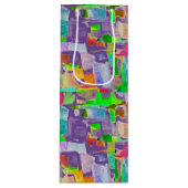 お祝い- カラフル ワインギフトバッグ (正面)