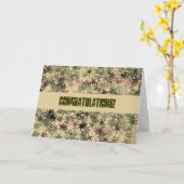 お祝い! カード (黄色い花)