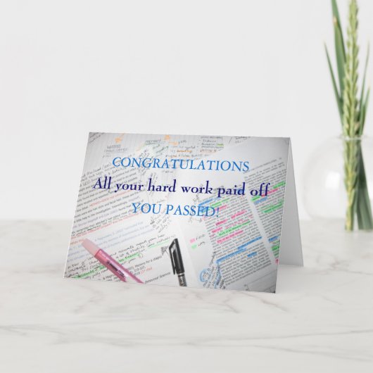 お祝い カード (正面)