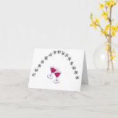 お祝い カード (黄色い花)