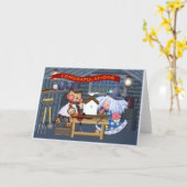 お祝い カード (黄色い花)