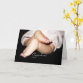 お祝い カード (黄色い花)