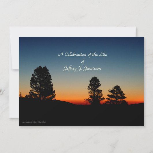 お祝い,シエラサンライズ,山 招待状 (正面)