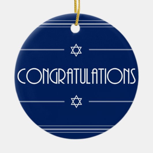 お祝い セラミックオーナメント (正面)