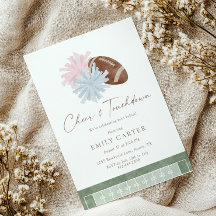 お祝い＆タッチダウン ツインベイビーシャワーパーティー