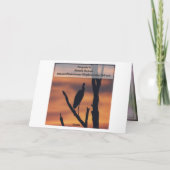 お祝い-ピンクの木製スイバの挨拶状 カード (裏面)