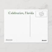お祝い、フロリダ2 ポストカード (裏面)