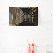 お祝い ポスター 退職パーティー ゴールド 横断幕 (インサイチュ)