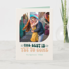 お祝い ポップ シャンパン レトロ 新年 写真 シーズンカード