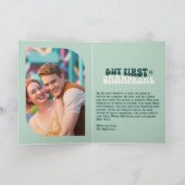 お祝い ポップ シャンパン レトロ 新年 写真 シーズンカード (内部)