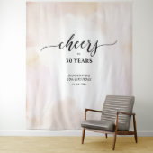 お祝い | ミニマルな水彩デザインの大人誕生日パーティー タペストリー (インサイチュ)