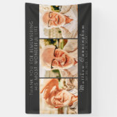 お祝い・モダンシンプル3枚 横断幕 (縦)