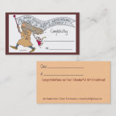 お祝い! 名刺 (正面/裏面)