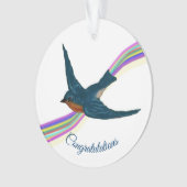 "お祝い、"、夢を見ました、敢えてしました。" オーナメント (正面)