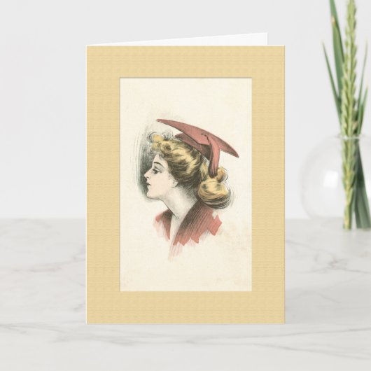 お祝い: 大学または高等学校の卒業生 カード (正面)