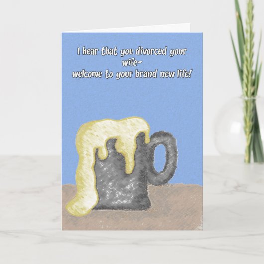 お祝い-彼への… カード (正面)