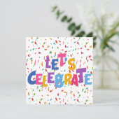 お祝い 招待状 (スタンド正面)