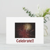 お祝い 招待状 (スタンド正面)