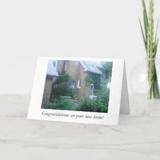 お祝い/新しいホームカード カード