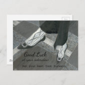 お祝い 新しい仕事のポストカード ポストカード (正面/裏面)