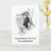 お祝い、業積: ユーモア カード (黄色い花)