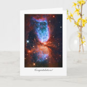 お祝い-概要の白鳥座、白鳥 カード (黄色い花)