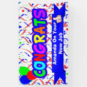 お祝い 横断幕 (縦)