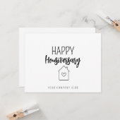 お祝い！特別なアニバーサリー不動産 カード (正面/裏面インサイチュ)