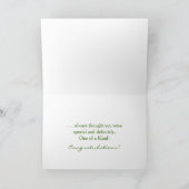 お祝い-種類の1 -ナットの概念 カード (内部)