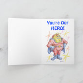 お祝い、英雄! カード (内部)