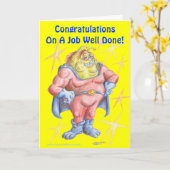 お祝い、英雄! カード (黄色い花)