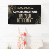 お祝い!退職カスタムパーティー 横断幕 (インサイチュ)