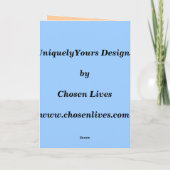 お祝い!  餞別! カード (裏面)