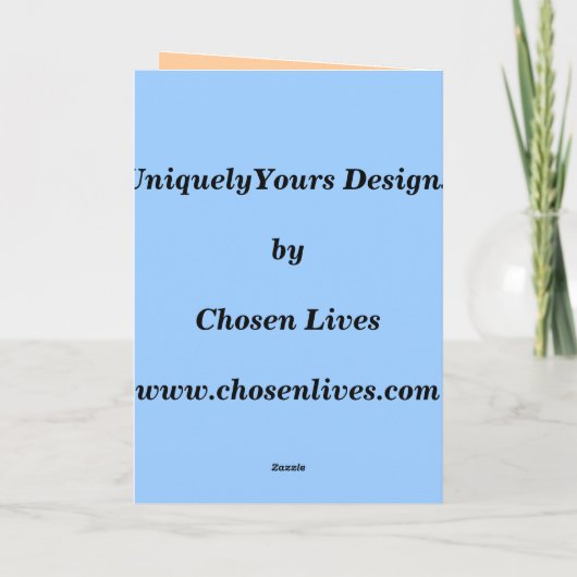 お祝い!  餞別! カード (裏面)