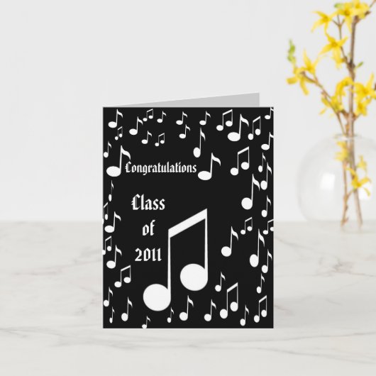 お祝い、2011_Cardのクラス カード (黄色い花)