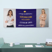 お祝いGRADS 2写真スクリプトあなたの色 横断幕 (トレードショー)