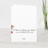 お祝つるいのハート カード (裏面)