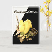 お祝カスタムいのカード カード (黄色い花)