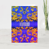 お祝ロシアのいカードと水仙 カード (正面)