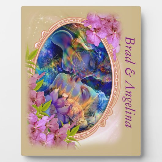 お祝二人だ。 フォトプラーク (正面)